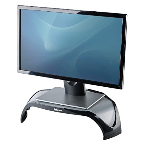 Image of Fellowes Smart Suites Adjustable Monitor Stand, Black