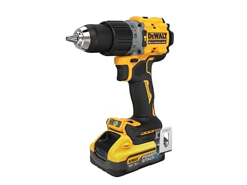 Image of DEWALT DCD805 18V XR G3 Brushless Combi Drill with 2X 5.0Ah 18V Powerstack Batteries, Charger & Case