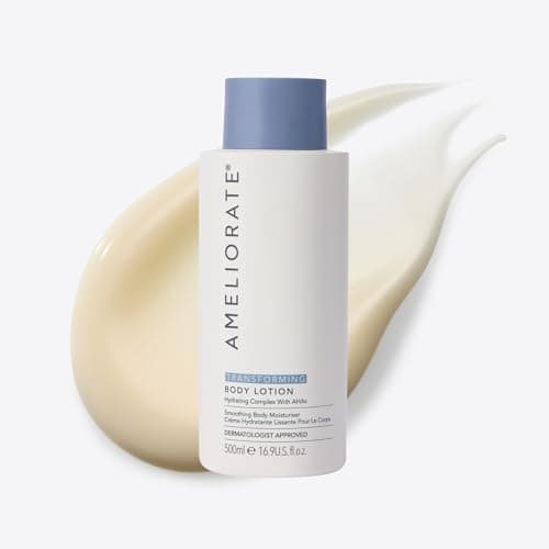 Image of AMELIORATE Transforming Body Lotion 500ml for Keratosis Pilaris (KP), Rough, Bumpy Skin & Ingrown Hairs | Exfoliating Moisturiser with Lactic Acid (AHA) | Dermatologist Approved & Pregnancy Safe