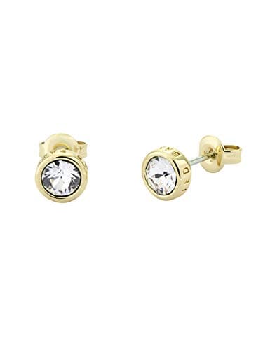 Image of Ted Baker Sinaa Crystal Stud Earrings For Women (Gold/Crystal)