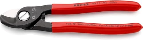 Image of KNIPEX Cable Shears with Plastic Coating 165 mm, 95 11 165