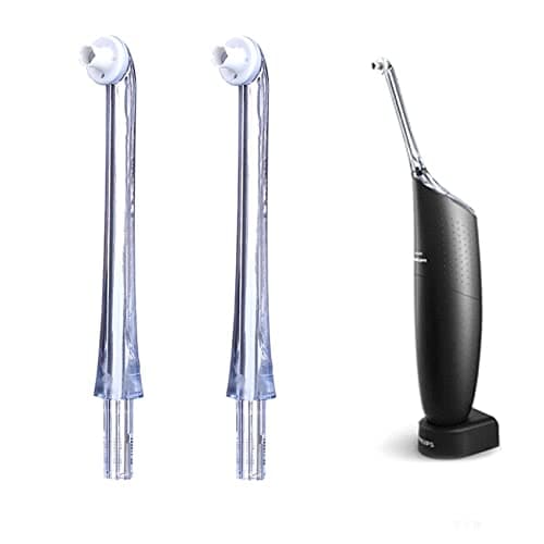 Image of SMTHOME 2pcs Spare Tooth Flosser Nozzles Oral Irrigator Head Jet Compatible with Philips Sonicare Interdental Flossers HX8032 HX8340 HX8331 HX8332 HX8381 HX8341