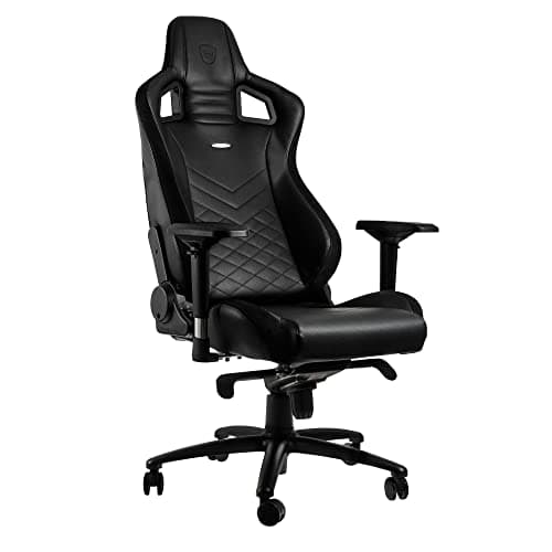 Image of noblechairs EPIC Gaming Chair - Black, Adjustable Ergonomic Design