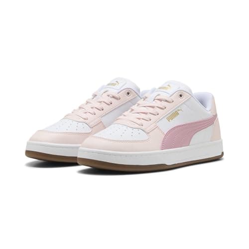 Image of PUMA Unisex Caven 2.0 Trainers, PUMA White-Poised Pink-Gum, 8