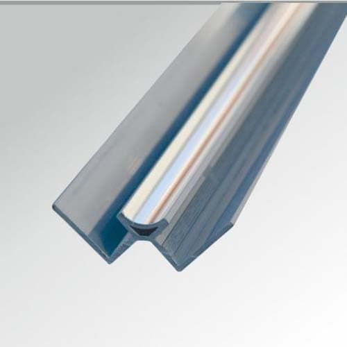 Image of Chrome Internal Shower Wall Panel Trim, 10mm, Waterproof, Easy Installation