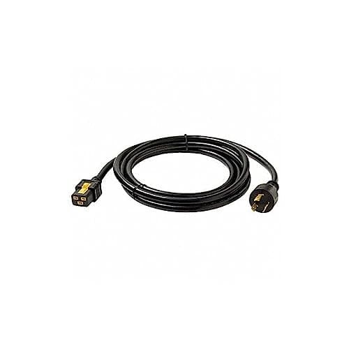 Image of APC AP8753 power cable – Black 3 m Coupler C19 – Nema L6-20P Electrical Cables (3 m, Male/Female; C19 coupler; NEMA L6-20P, 20, Black)