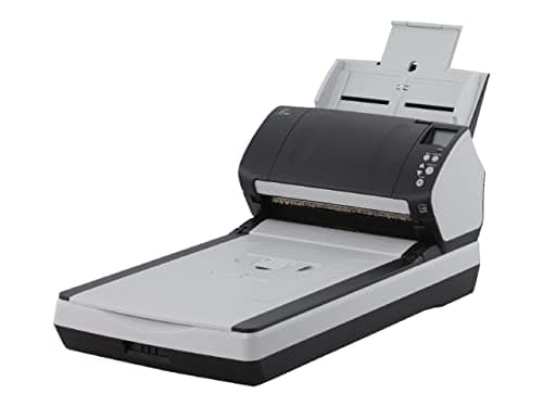Image of fi-7260 document scanner Includes PaperStream IP (TWAIN/ISIS) image enhancement solution and PaperStream Capture Batch Scanning Application60 ppm / 120 ipm @ 300dpi, A4 FB + ADF for up to 80 sheets @ 80g/m2 , supports use of optional A3 Carrier Seet, iSO