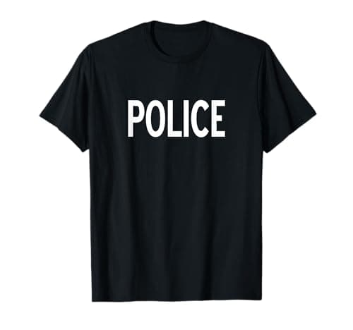 Image of Police Offer T-Shirt Policeman Law Enforcement Shirt T-Shirt