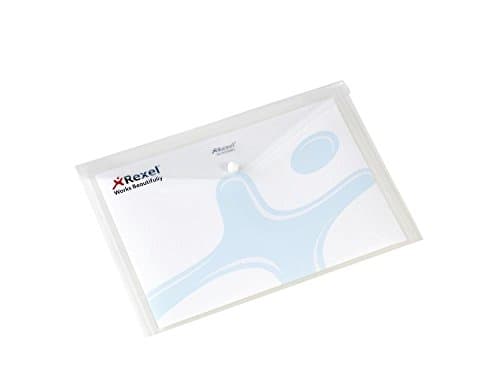 Image of Rexel A4 Carry Folder - Translucent White (Pack of 5)