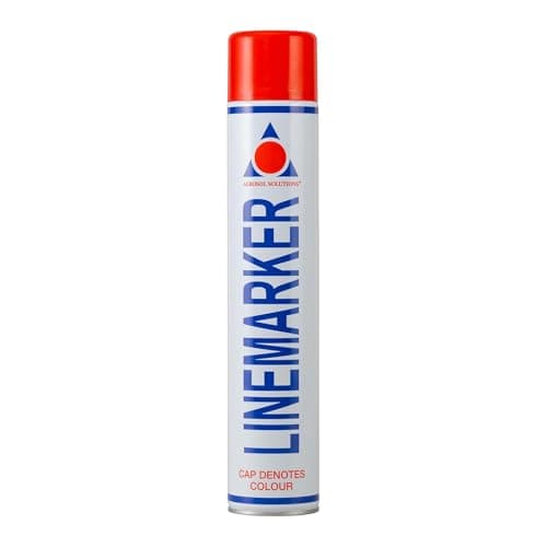 Image of Aerosol Solutions Line Marker, Grass and Road Spray Paint, Red, 750 ml (Pack of 1)