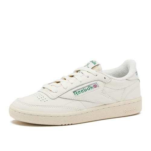 Image of Reebok Women Club C 85 Vintage Sneaker, Chalk/Alabaster/Glen Green, 3