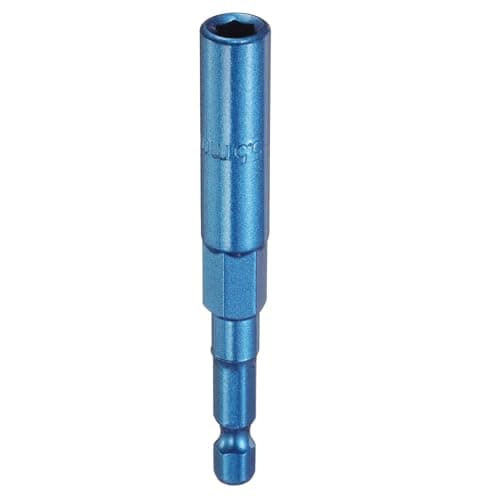 Image of sourcing map Nut Driver 5.5mm Hex Drive Socket CR-V Steel Power Screw Drill Bits Socket Wrench Tools with 1/4" Quick Change Hex Shank for Power Drills Impact Drivers, Blue