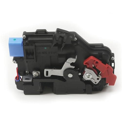 Image of YVDYDVY 3D1837015 Front Left Rear Left Door Lock Actuator Set Compatible with VW Golf Jetta Phaeton Touareg Caddy Porsche Cyaenne Seat Skoda (Front Right 9
