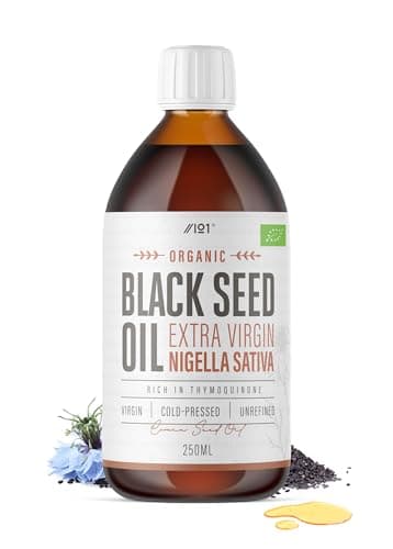 Image of Organic Black Seed Oil 250ml – Cold & Freshly Pressed – Up to 5X% Strength Thymoquinone – 100% Pure Extra Virgin Cumin Black Seed Oil - By Alpha01