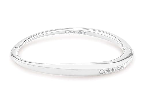 Image of Calvin Klein Women's ELONGATED DROPS Collection Bangle Bracelet Stainless steel - 35000349