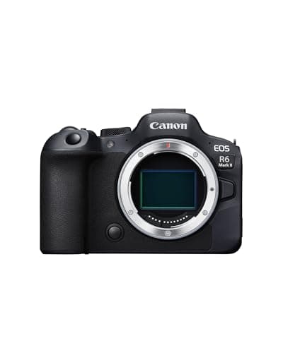 Image of Canon EOS R6 Mark II Full Frame Mirrorless Camera Body Only | 24.2-megapixels, up to 40fps continuous shooting, 4K 60p, up to 8-stops IS and Dual Pixel CMOS Auto Focus II Black