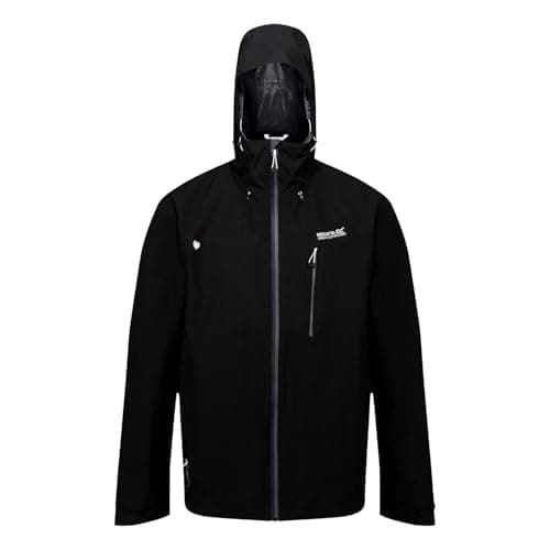 Image of Regatta Mens Birchdale Waterproof Walking Jacket - Black Magnet - S