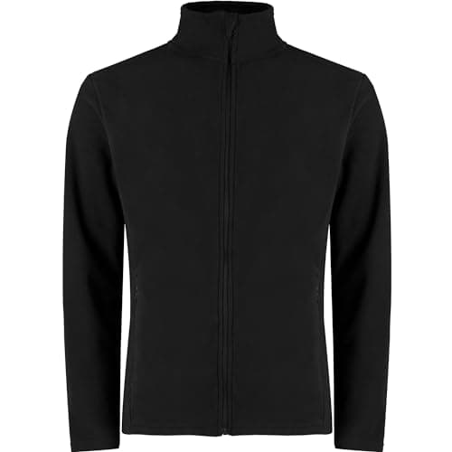 Image of Kustom Kit Mens Corporate Microfleece Regular Fleece Jacket (L) (Black)