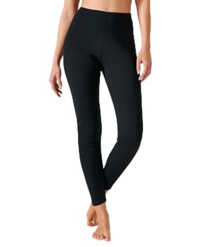 Image of Damart Thermolactyl Long Pants Women Underwear Thermolactyl Extra Warmth Black