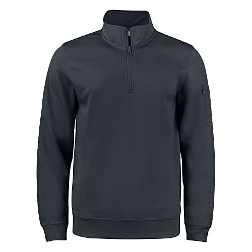 Image of CliQue Unisex Adult Basic Active Quarter Zip Sweatshirt (XS) (Black)