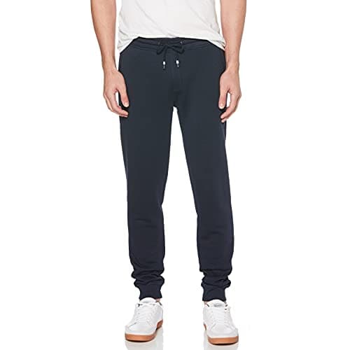 Image of Original Penguin Men's Sticker Pete Sweat Pant Sports Jogger, Blue (Dark Sapphire 413), 38W UK