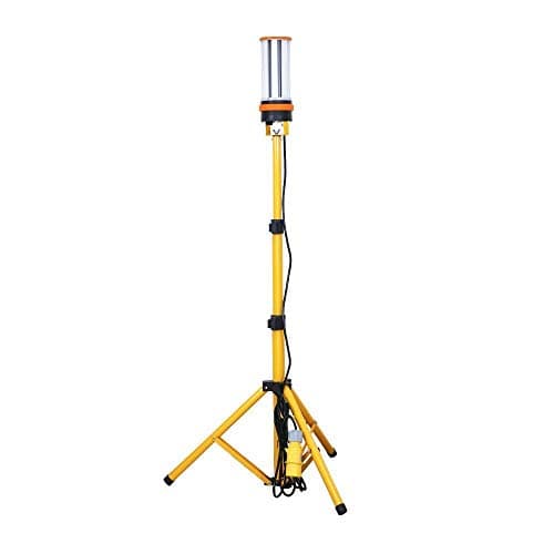 Image of Choen 110V 60W Led Tripod Construction Work Site Light,6500 Lumen,360° Lighting for Building Contractor,Renovation,Patio,Workshop,Basement
