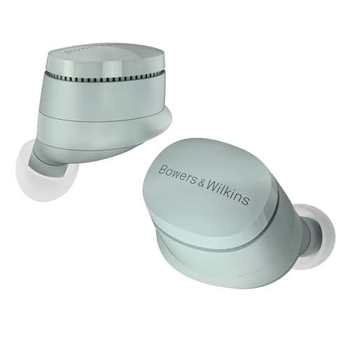 Image of Bowers & Wilkins Pi6 True Wireless Noise Cancelling Earbuds with Bluetooth aptX, 24-bit Wireless Connection, and 6 Built-in Microphones – Forest Green