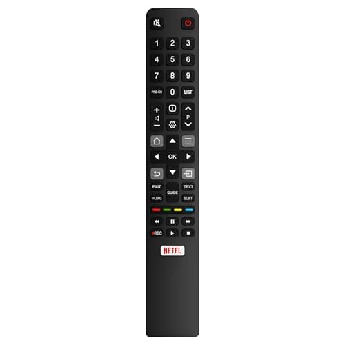 Image of New Replacement TLC TV Remote Control RC802N for TLC Thomson smart tv remote control 4K LCD LED TV 32DS520 40S6000FS 49DP600 49S6000FS 50DP600 F43S5916 H32S5916 U49P6016 U55P6006 - NO SETUP REQUIRED