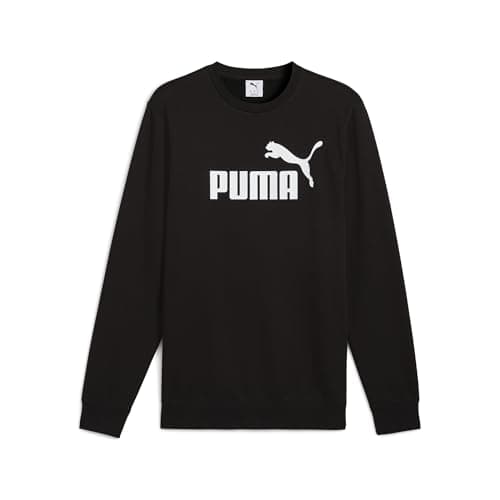 Image of PUMA Mens No. 1 Logo Fl Crew Sweats, Puma Black, L EU