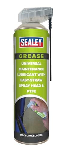 Image of Sealey SCS018S 500ml Universal Maintenance Lubricant with Easy-Straw Spray Head & PTFE
