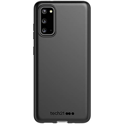 Image of tech21 Studio Colour for Samsung Galaxy S20 2.4 Meter Drop Protection with Antimicrobial Properties and Plant-based Materials - Back To Black, T21-7666