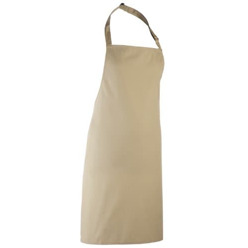 Image of Premier Colours Bib Apron/Workwear (One Size) (Khaki)