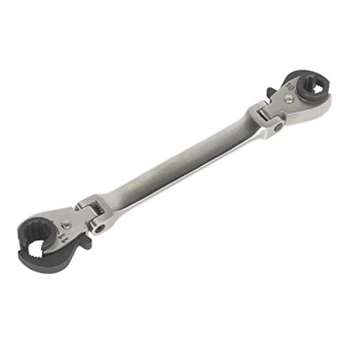 Image of Sealey Vs0347 Flare Nut Spanner Ratcheting 10 and 11Mm