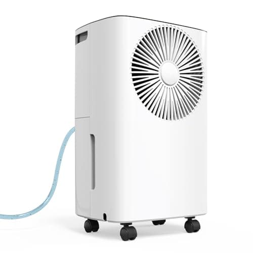 Image of CONOPUPlus 12L/Day Dehumidifier, Auto Humidity Control, 24H Timer & Clothes Drying Mode, Energy-Efficient Dehumidifiers for Home, Ideal for Apartments, Basements, Laundry Rooms