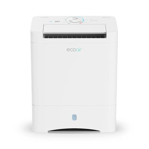 Image of EcoAir DD3 Simple | Rotary Dial Control | 10 L/Day | 3.5L Water Tank | Silver Filter | Laundry Mode | Light Weight 8.5Kg | Damp Condensation Control | Desiccant Dehumidifier