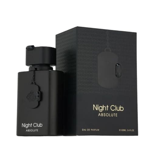 Image of Night Club Absolute Eau de Parfum for Men 100ml, Black, 3.4 fl.oz