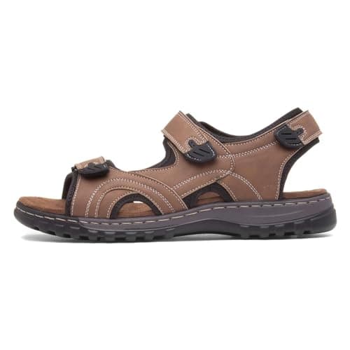Image of Hobos Mens Tan Easy Fasten Sport Sandal - Size 11 UK - Brown