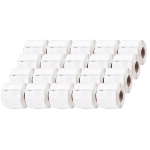 Image of L LIKED 20 Rolls Compatible with DYMO 99014 S0722430 54mm x 101mm Shipping Labels,Compatible with Dymo 450, 450 Turbo, 4XL