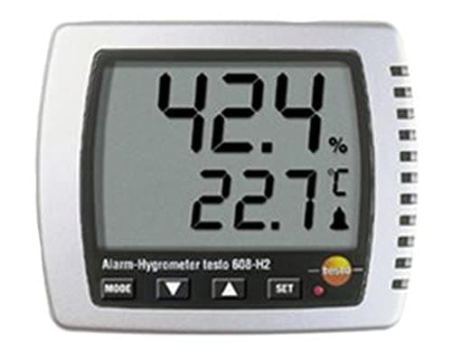 Image of Testo 608 H2 Digital Thermo Hygrometer for Clean Rooms, Labs, Storage Rooms, Computer Rooms Alongwith Factory Calibrated Certificate