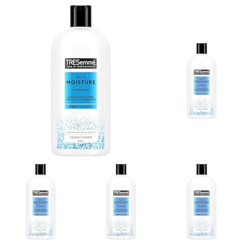 Image of TRESemmé Moisture Rich Conditioner with vitamin E for dry, damaged hair 900 ml (Pack of 5)