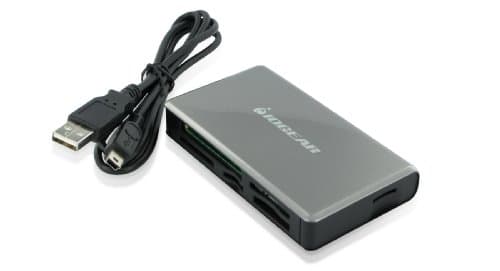 Image of iogear GFR281W6 USB 2.0 Grey card reader - card readers (USB 2.0, 0.91 m, 480 Mbit/s, -40 - 80 °C, 0 - 70 °C, 20 - 80%)