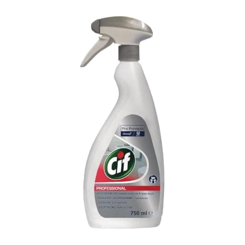 Image of Cif Professional 7517907 Cif Pro Formula Washroom Cleaner 2-in-1, 750 mL (Pack of 6)