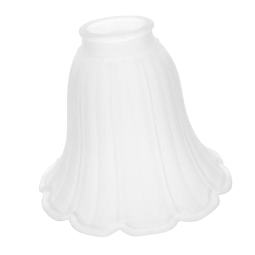 Image of Healeved European Style Frosted Glass Pendant Light Shade Matte Acid-Etched Glass Lamp Shade Diameter 14Cm Height 12.5Cm for Wall Lamps and Ceiling Lights