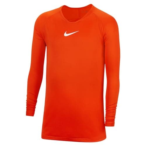 Image of NIKE Unisex Kids Park First Layer Jersey, Orange, S UK