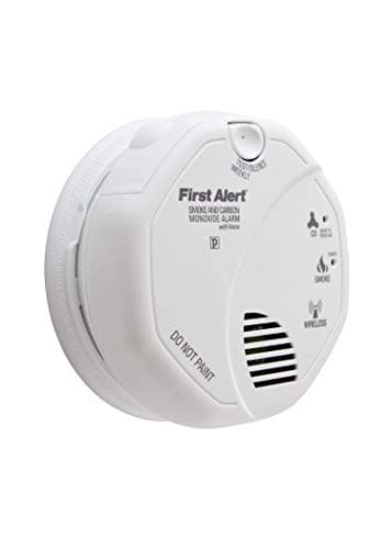 Image of First Alert Battery Powered SCO500B Wireless Interconnected Photoelectric Smoke and Carbon Monoxide Combo Alarm with Voice and Location