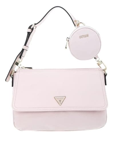 Image of GUESS Eco Gemma Top Zip Shoulder Bag Powder Pink rose