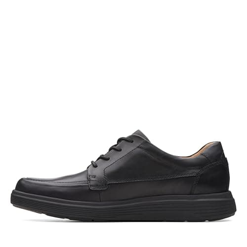 Image of Clarks Un Abode Ease Mens Black Leather, 12