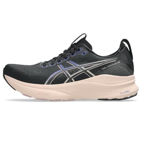 Image of ASICS Women's Gel-Kayano 32 Running Shoes, Black/Pearl Pink, 8