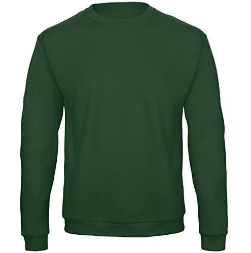 Image of B&C Unisex ID.202 50/50 Sweatshirt , Bottle Green, M. WUI23