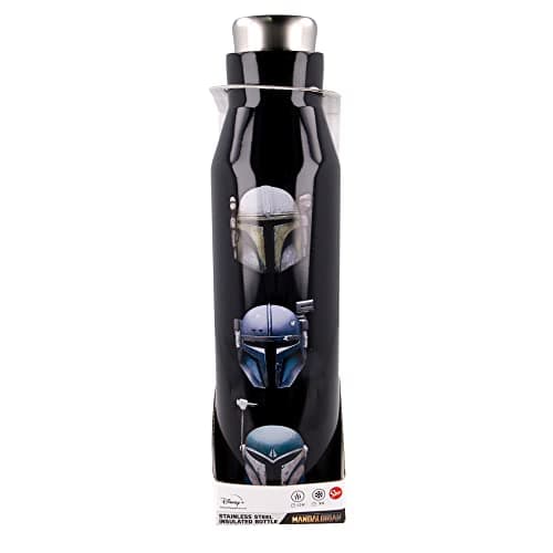 Image of Stor 580ml Stainless Steel Thermos for Hot Beverages,Insulated Bottle,Star Wars The Child Mandalorian, BPA-Free, Multicolored Design, Carrying Loop, Leak Proof,Travel-Ready